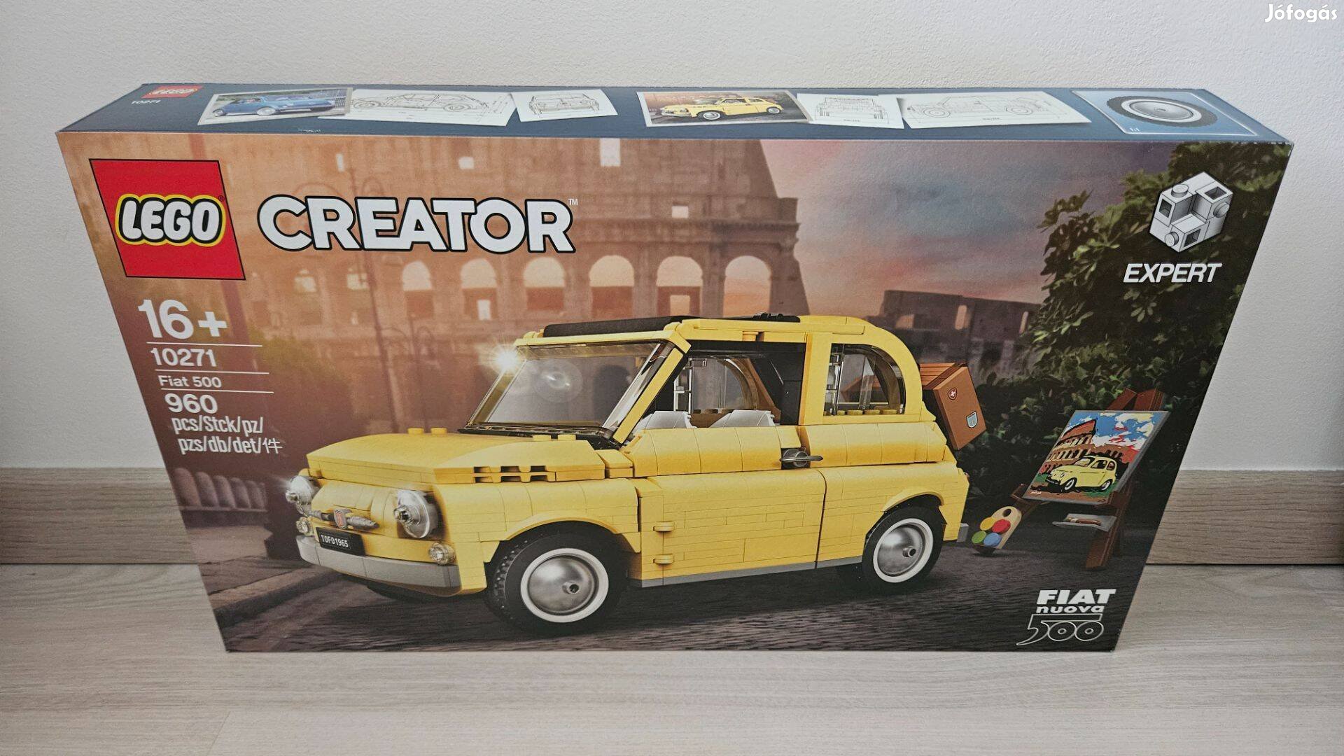LEGO Creator Expert - Fiat 500 10271 új, bontatlan