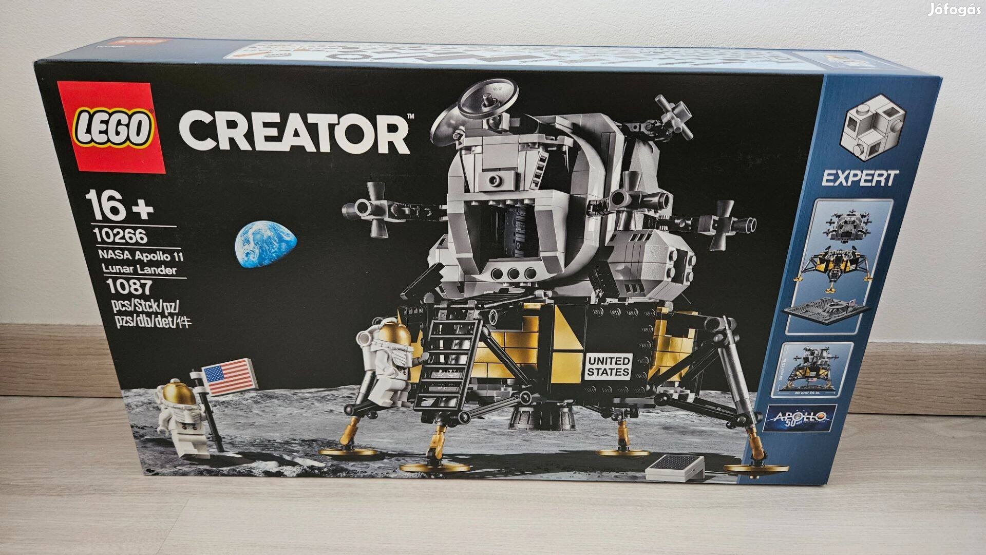 LEGO Creator Expert - NASA Apollo 11 holdkomp 10266 új, bontatlan