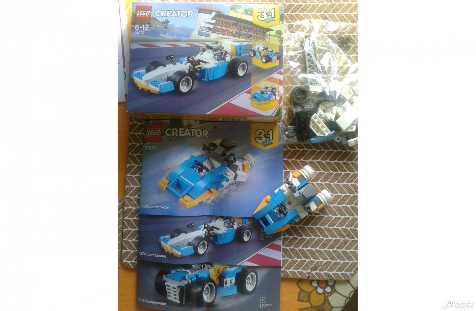 LEGO Creator: 31072 Extrém motorok 3 az 1-ben