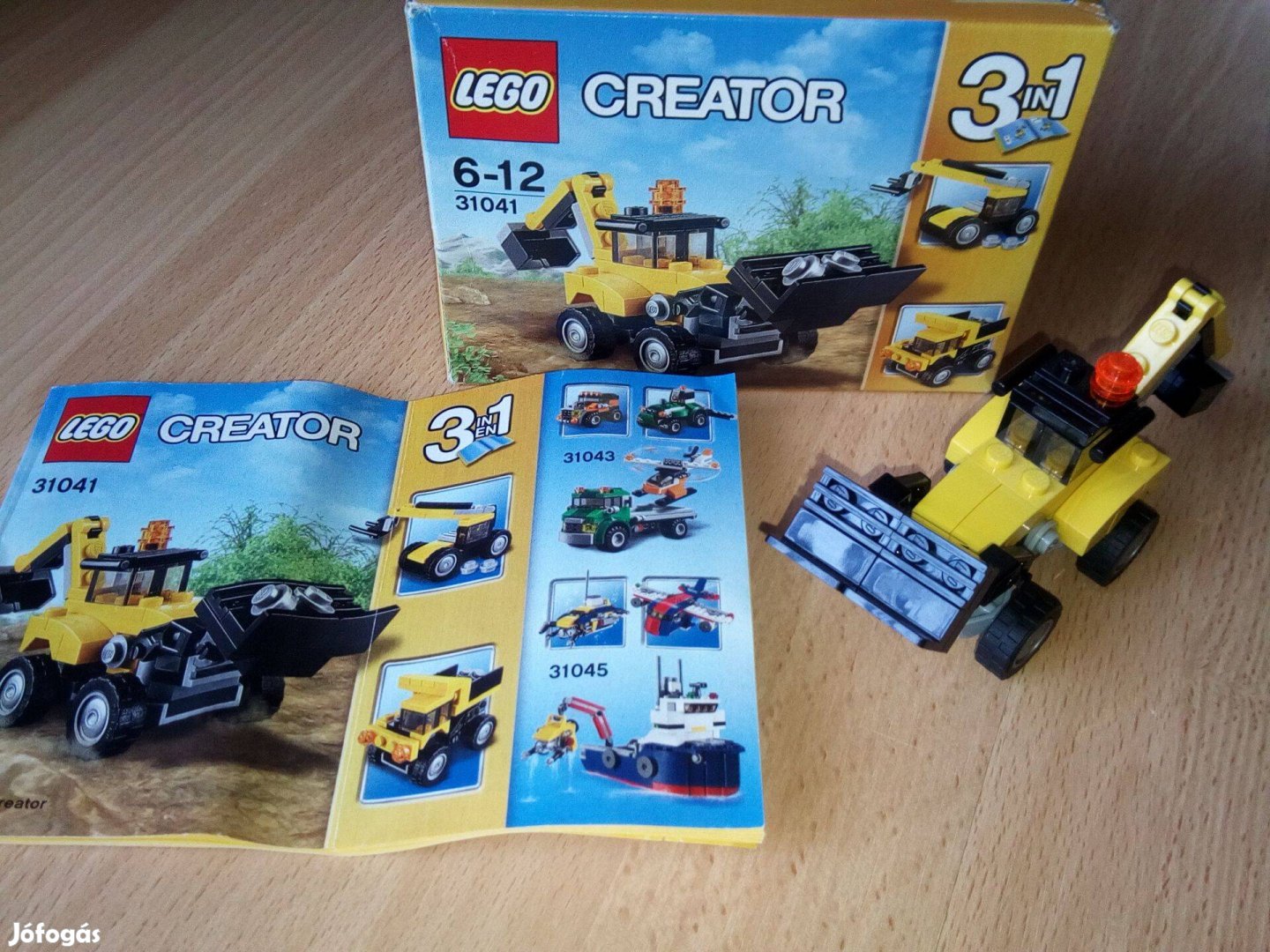 LEGO Creator - Építési munkagépek 3 darab