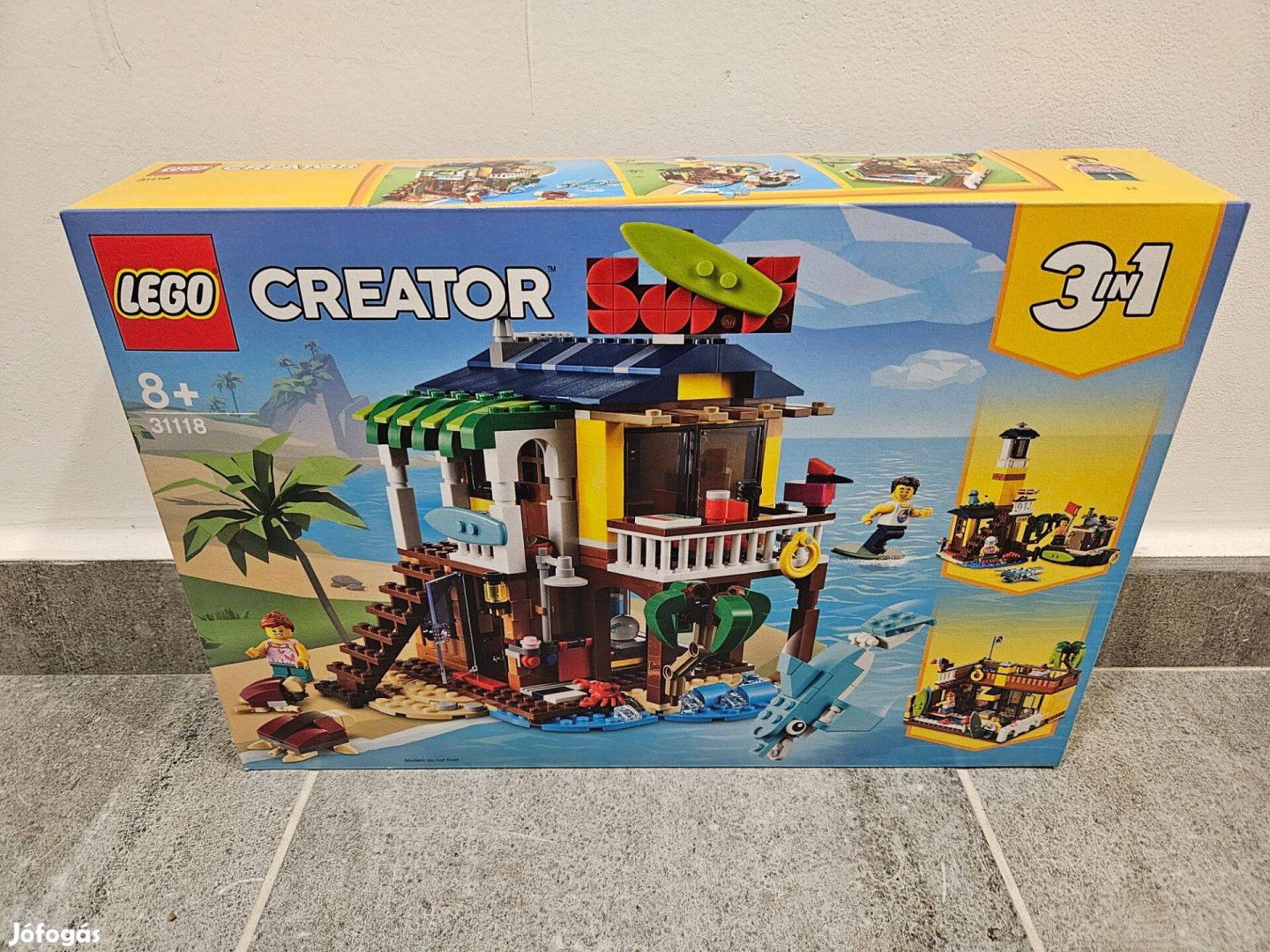 LEGO Creator - Tengerparti ház szörfösöknek 31118 új, bontatlan