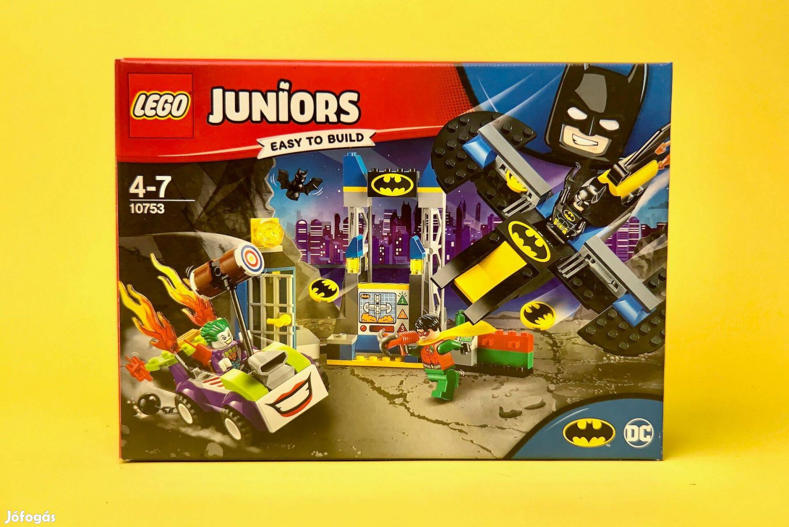 LEGO DC 10753 The Joker Batcave Attack, Új, Bontatlan
