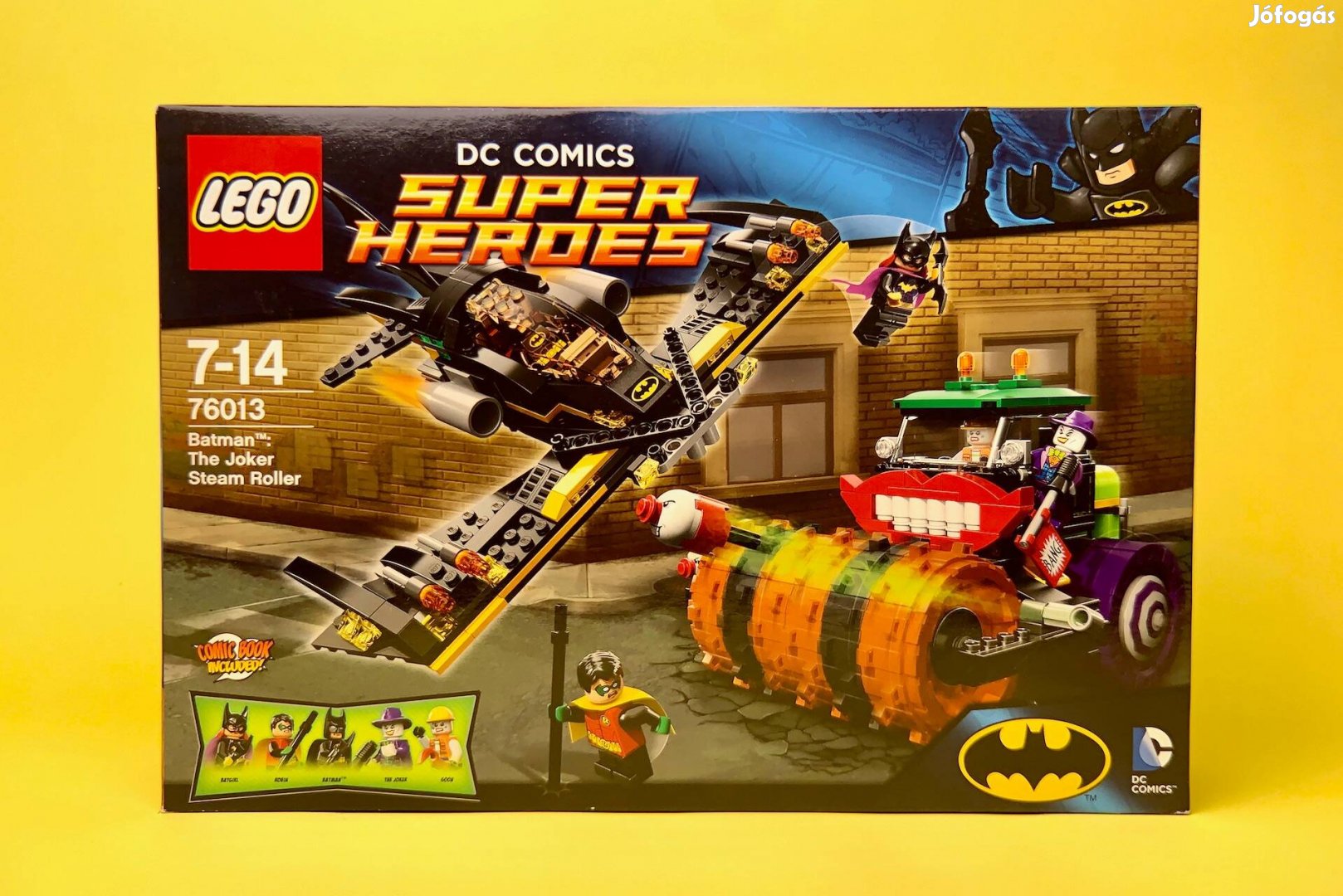 LEGO DC 76013 Batman The Joker Steam Roller, Új, Bontatlan