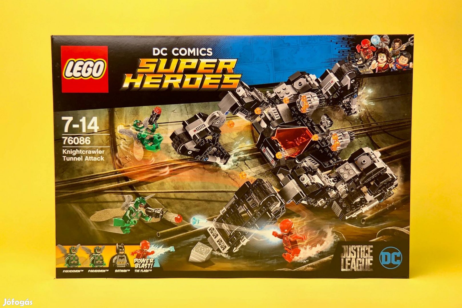 LEGO DC 76086 Knightcrawler Tunnel Attack, Uj, Bontatlan