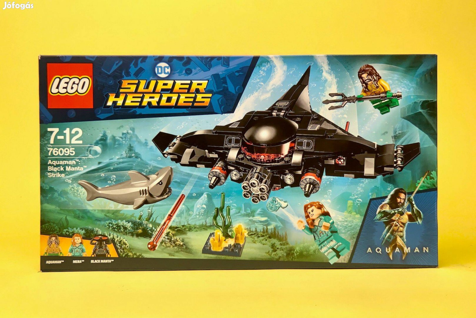 LEGO DC 76095 Black Manta Strike, Új, Bontatlan