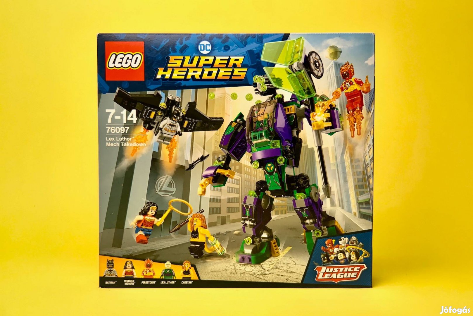 LEGO DC 76097 Lex Luthor Mech Takedown, Uj, Bontatlan