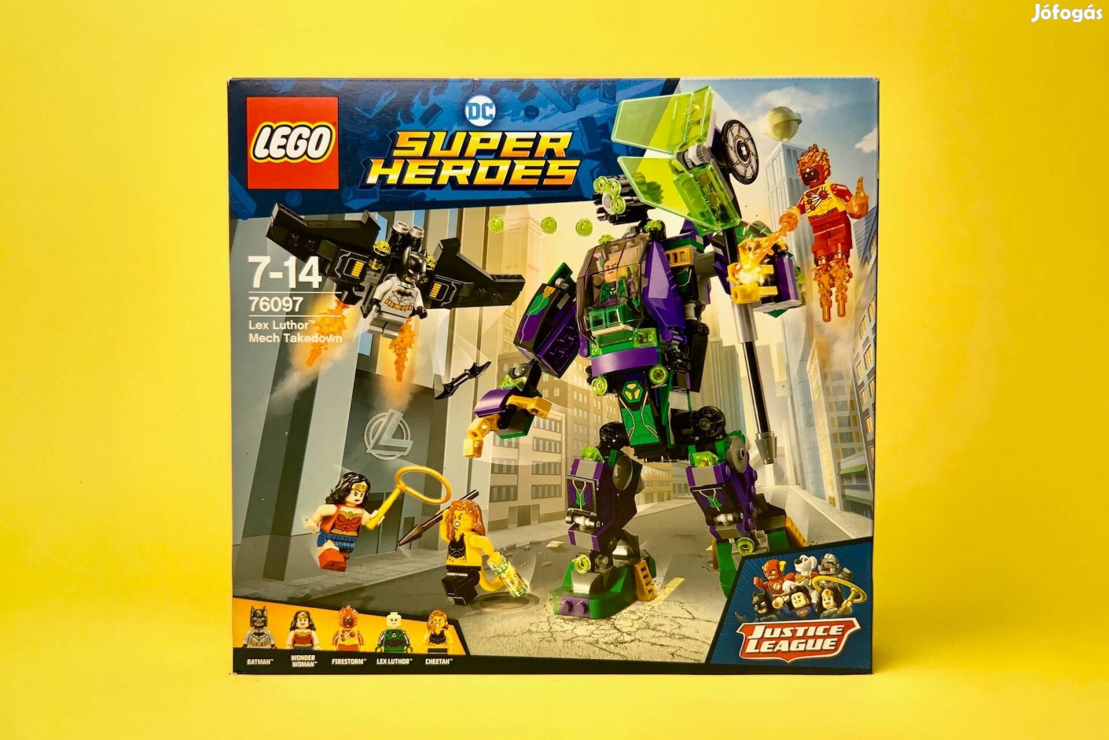 LEGO DC 76097 Lex Luthor Mech Takedown, Új, Bontatlan