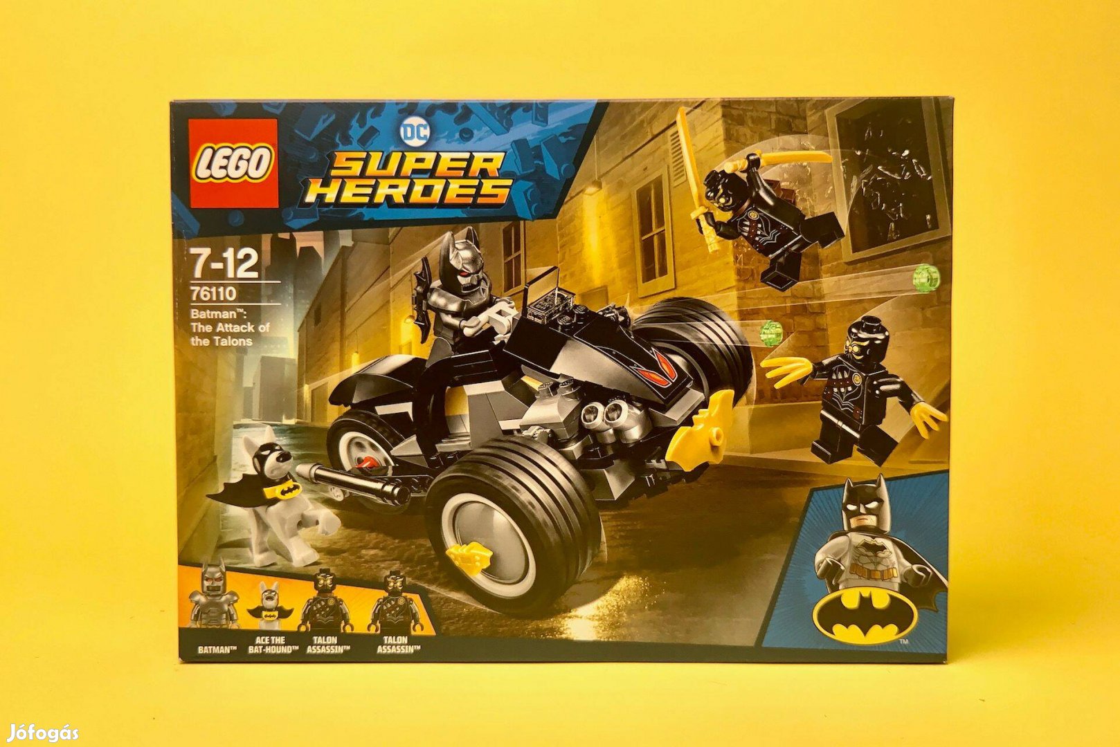 LEGO DC 76110 Batman The Attack of the Talons, Új, Bontatlan