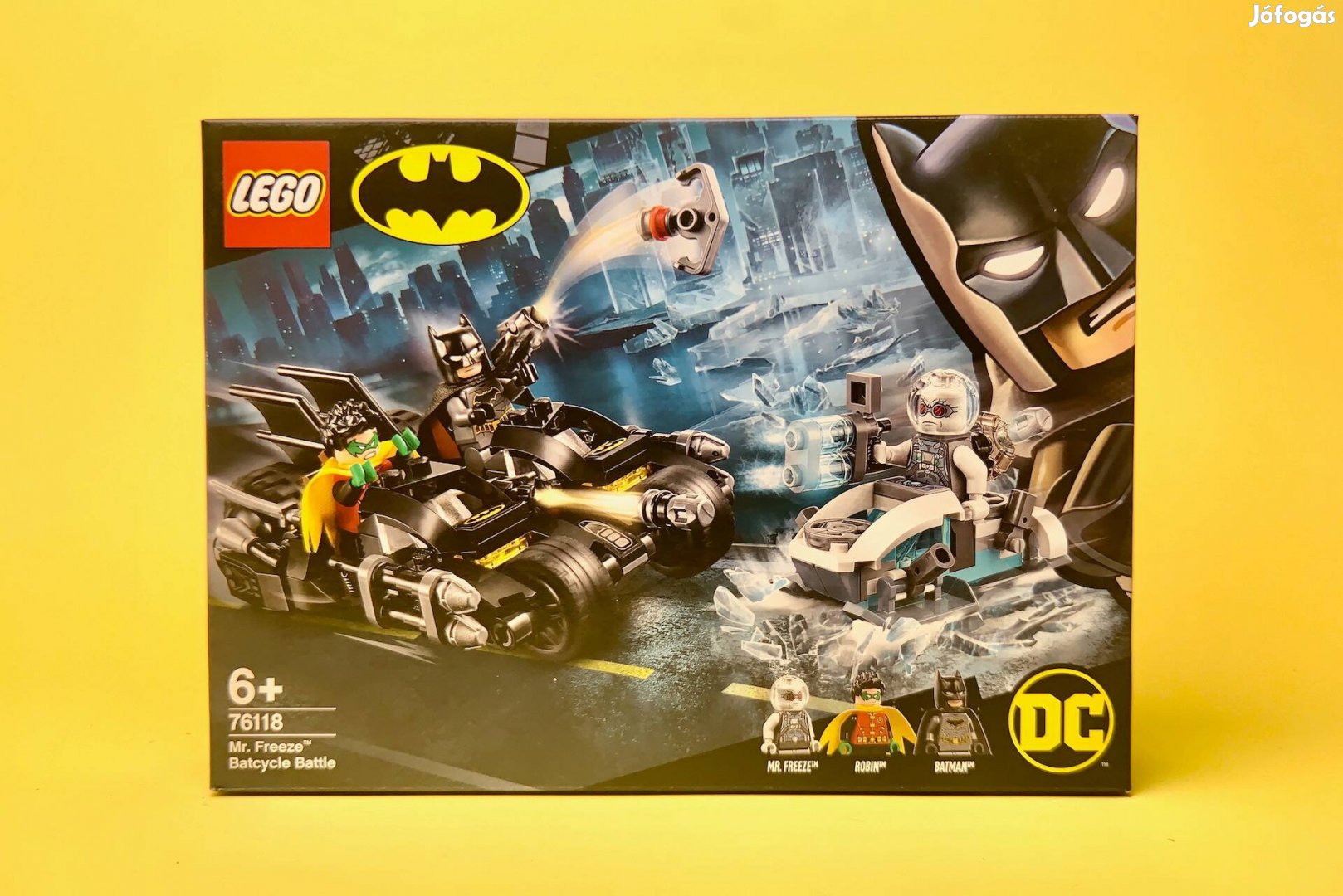 LEGO DC 76118 Mr. Freeze Batcycle Battle, Uj, Bontatlan