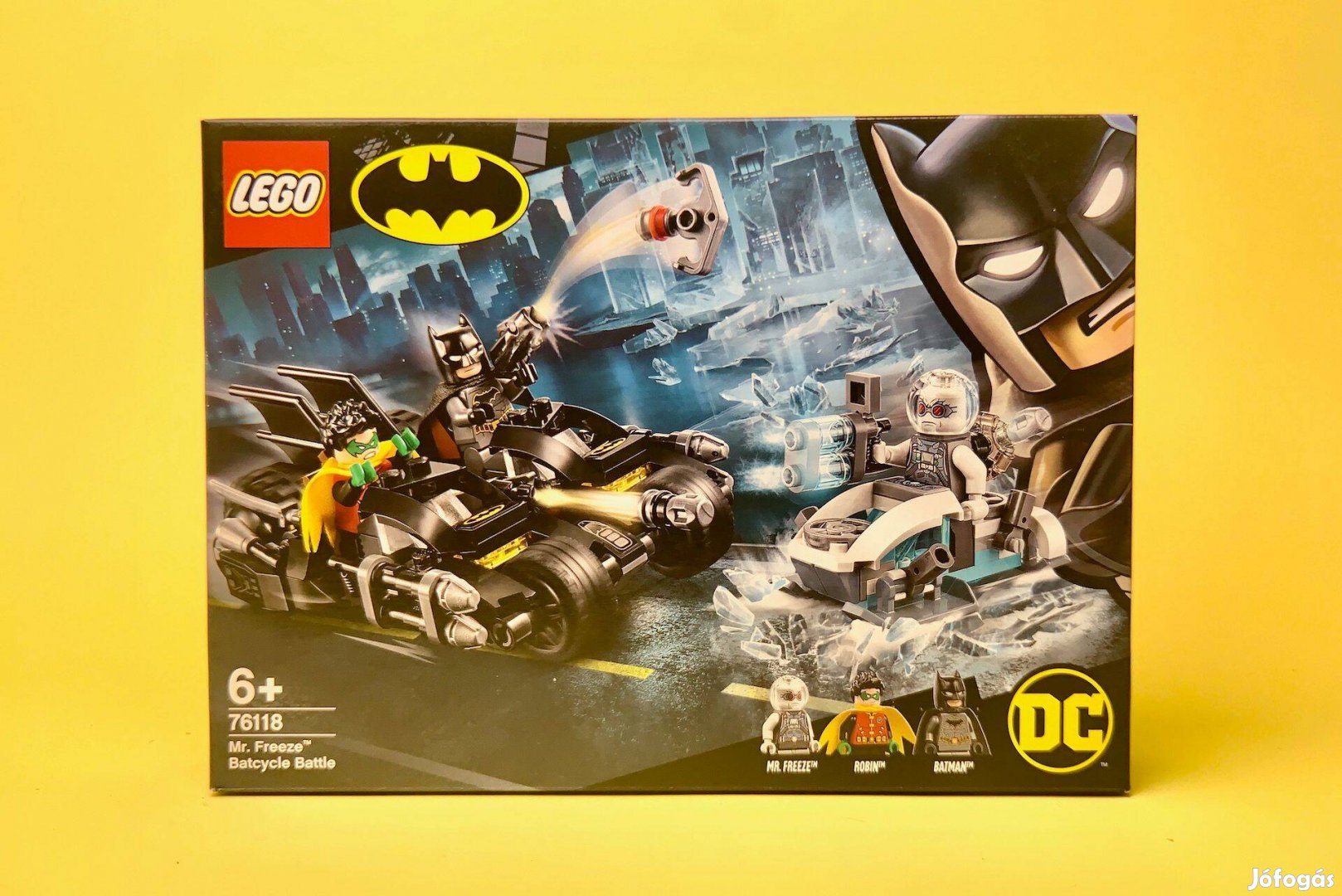 LEGO DC 76118 Mr. Freeze Batcycle Battle, Új, Bontatlan