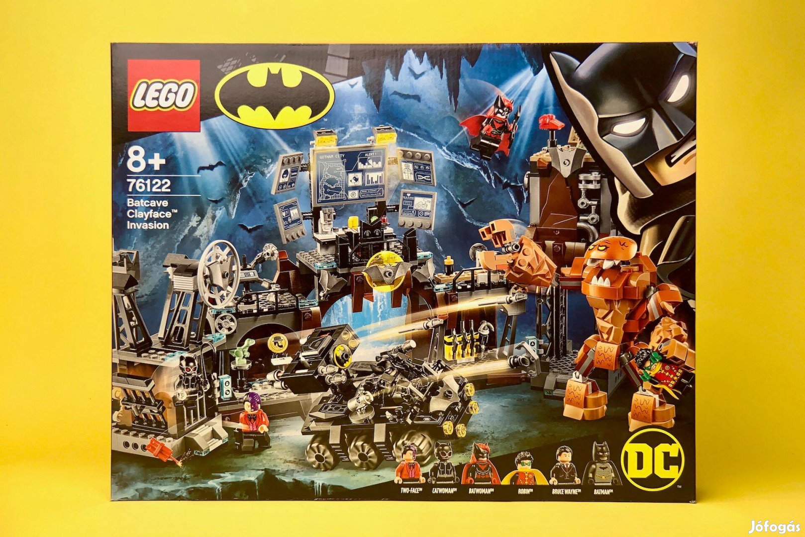 LEGO DC 76122 Batcave Clayface Invasion, Új, Bontatlan