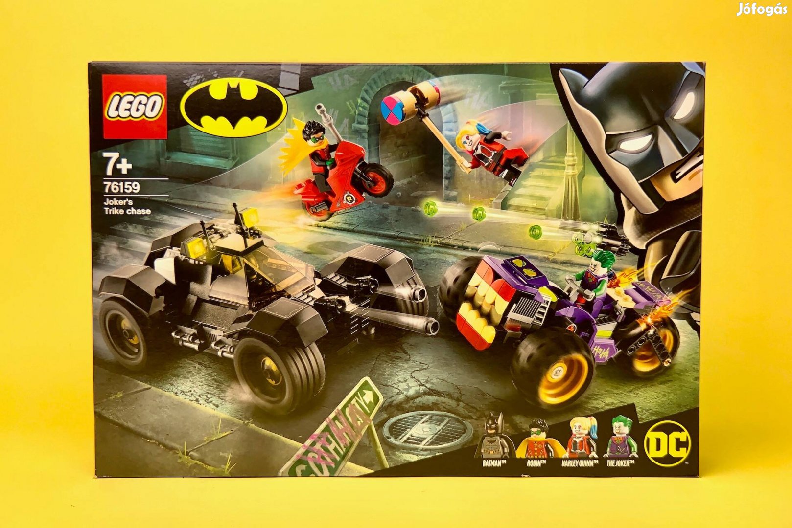 LEGO DC 76159 Joker's Trike Chase, Új, Bontatlan