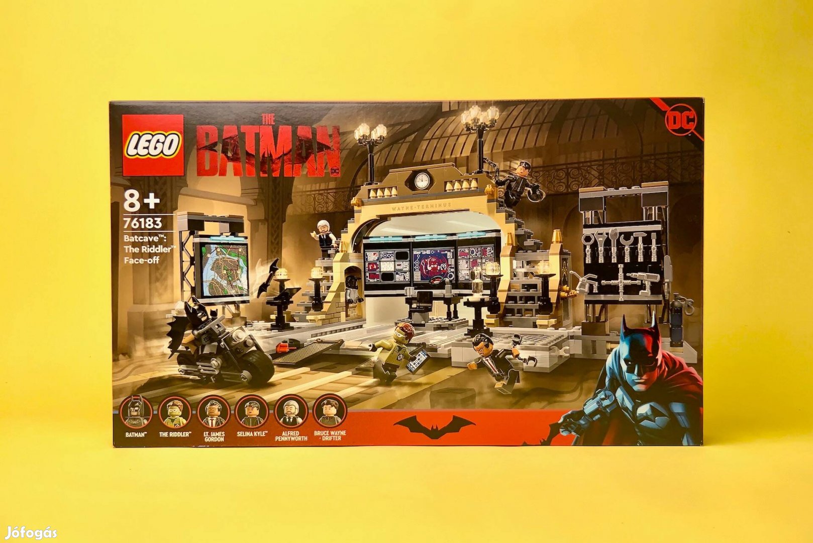 LEGO DC 76183 Batcave The Riddler Face-Off, Új, Bontatlan