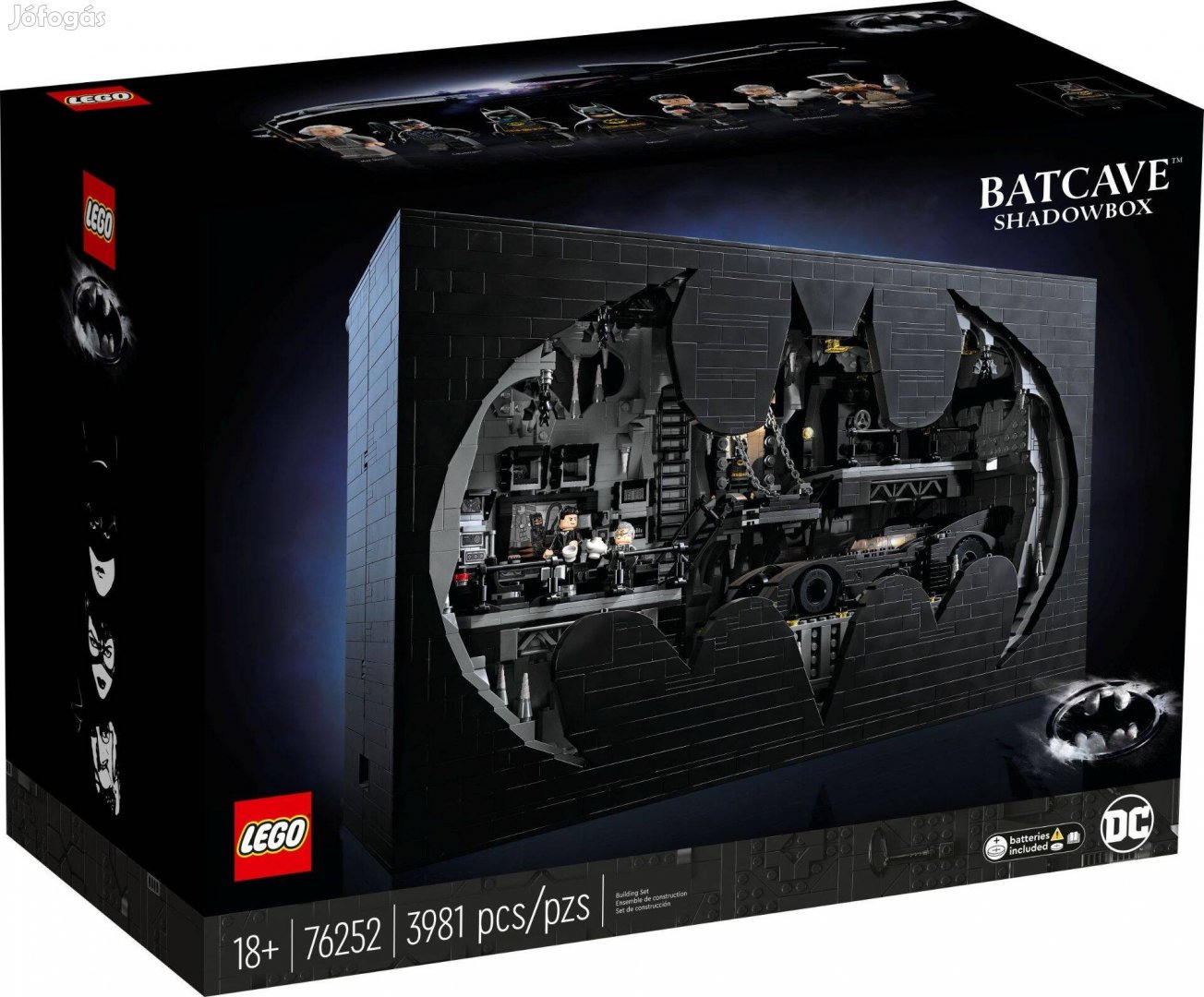 LEGO DC Super Heroes 76252 Batcave Shadow Box új, bontatlan