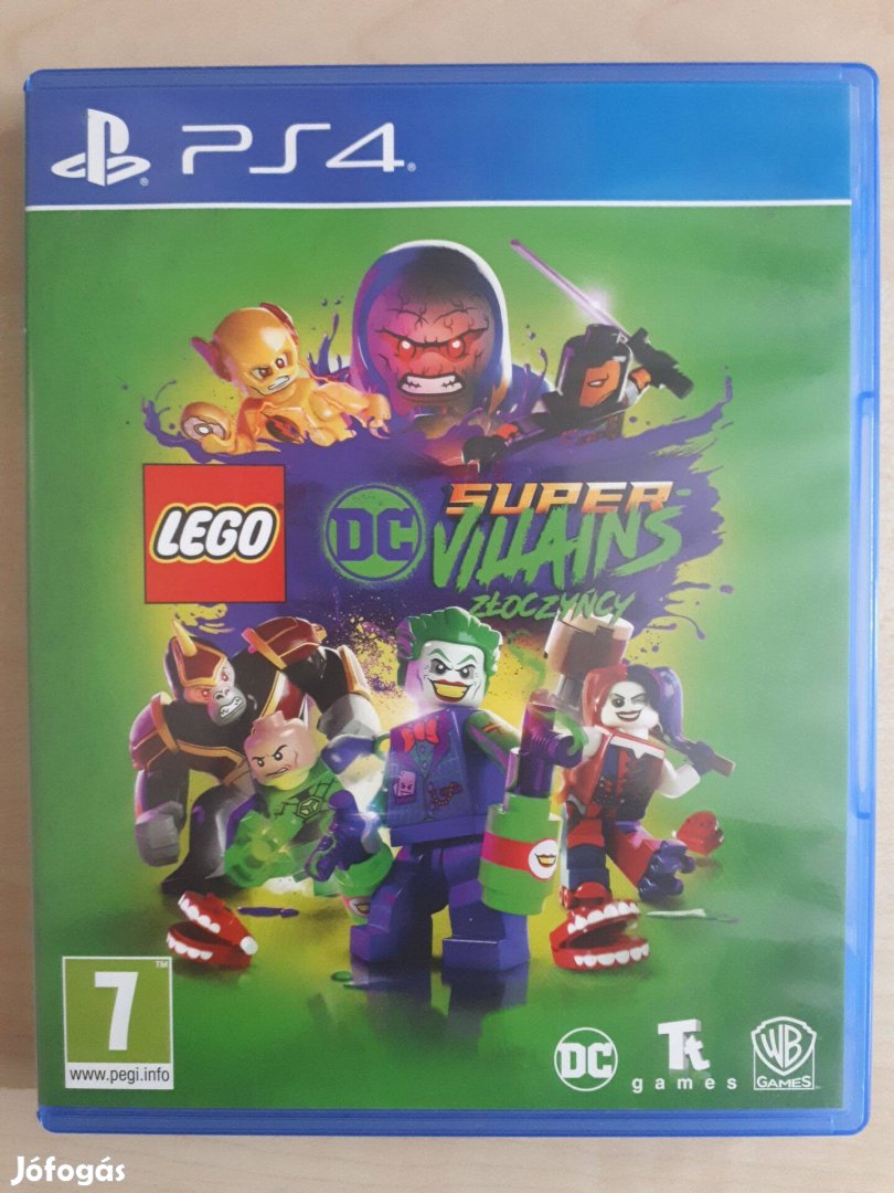 LEGO DC Super Villains ps4-PS5 játék eladó-csere "