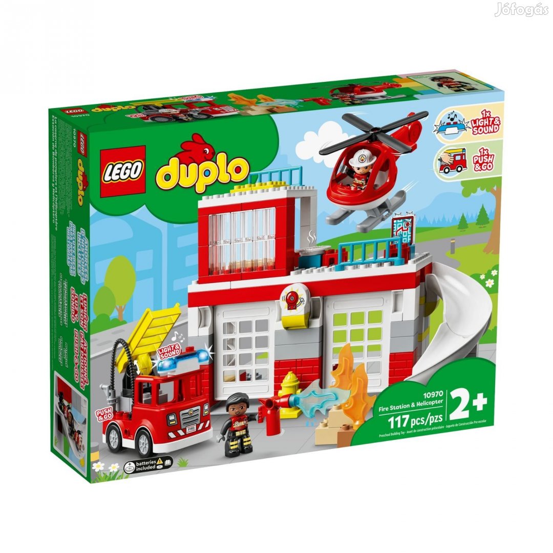 LEGO DUPLO 10970 Tűzoltóállomás és helikopter