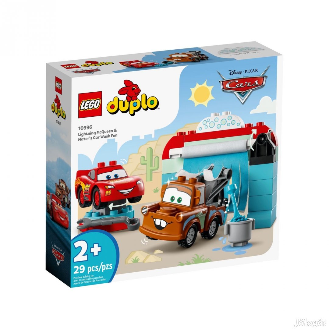 LEGO DUPLO 10996 Villám McQueen és Matuka vidám autómosása - 10996