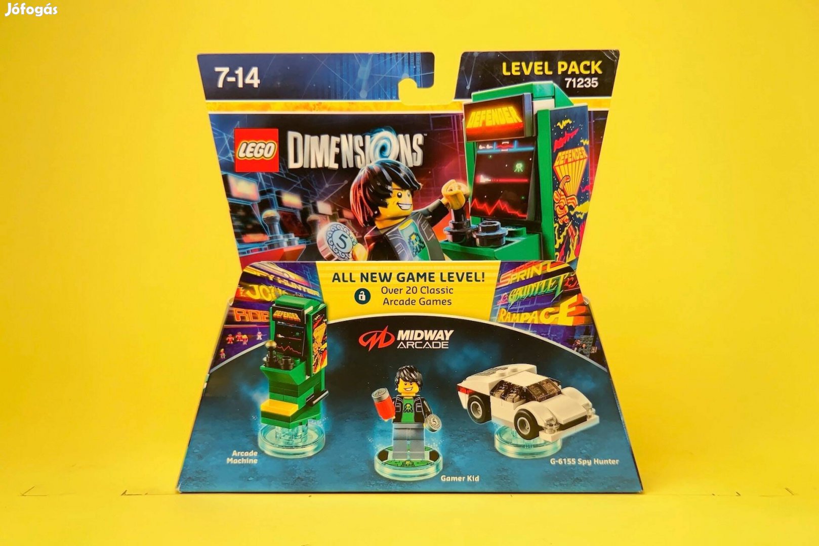 LEGO Dimensions 71235 Level Pack Midway Arcade, Új, Bontatlan