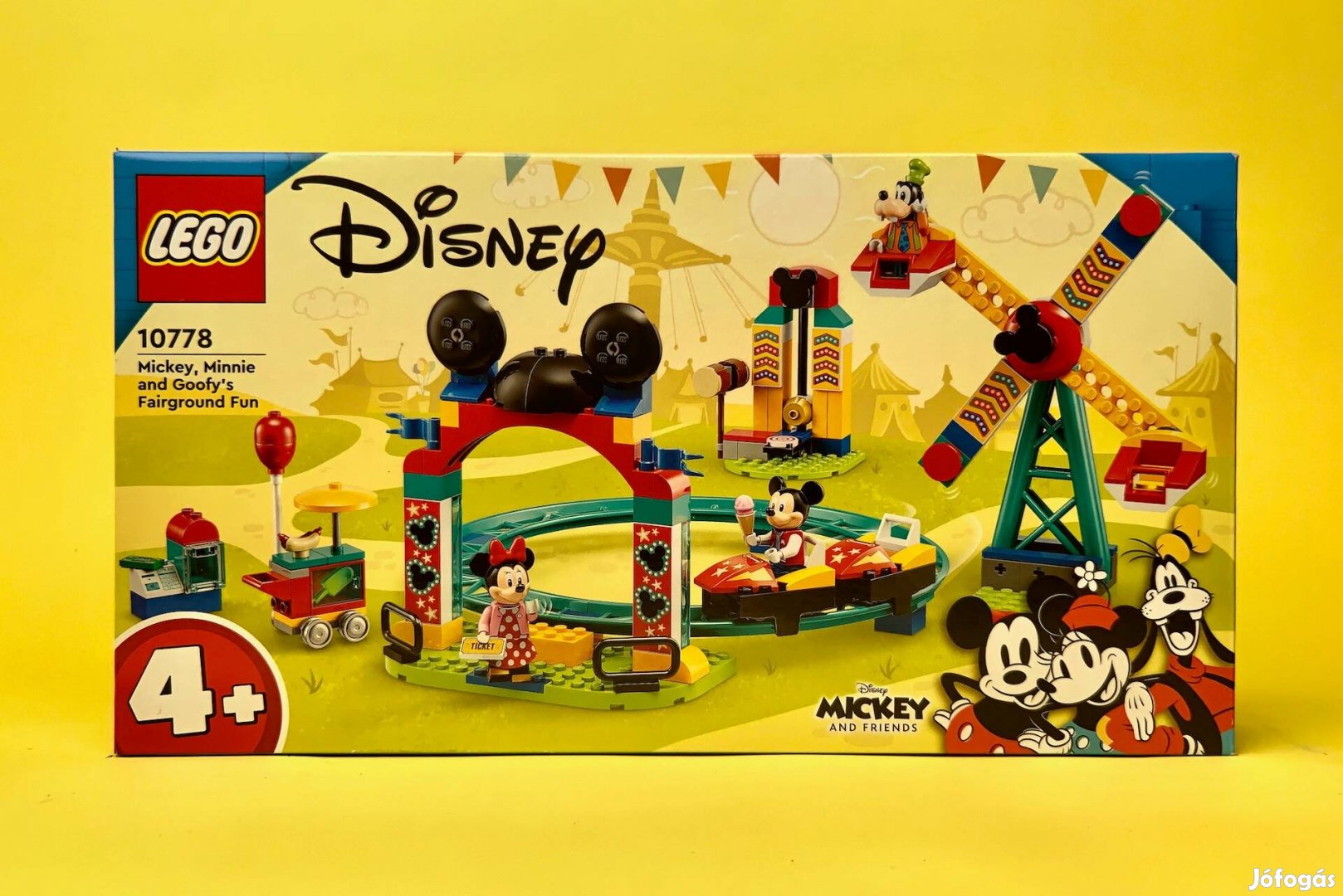 LEGO Disney 10778 Mickey, Minnie and Goofy's Fairground Fun, Új, Bonta