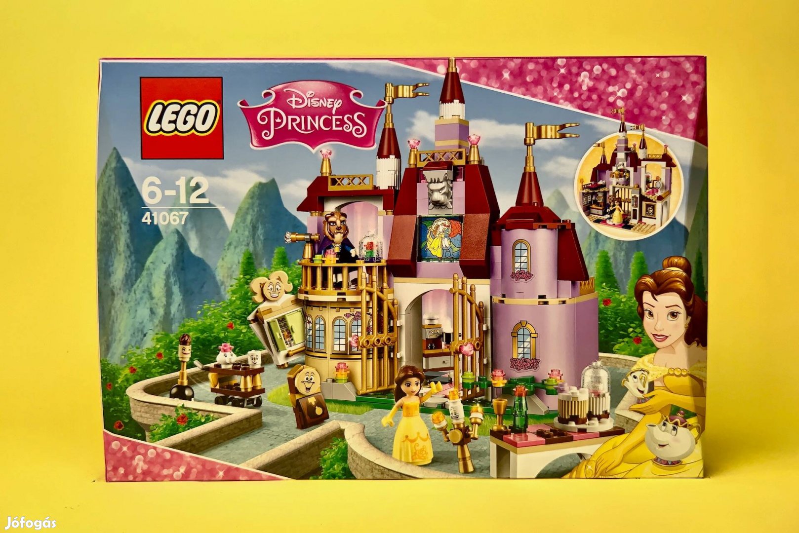 LEGO Disney 41067 Belle's Enchanted Castle, Új, Bontatlan