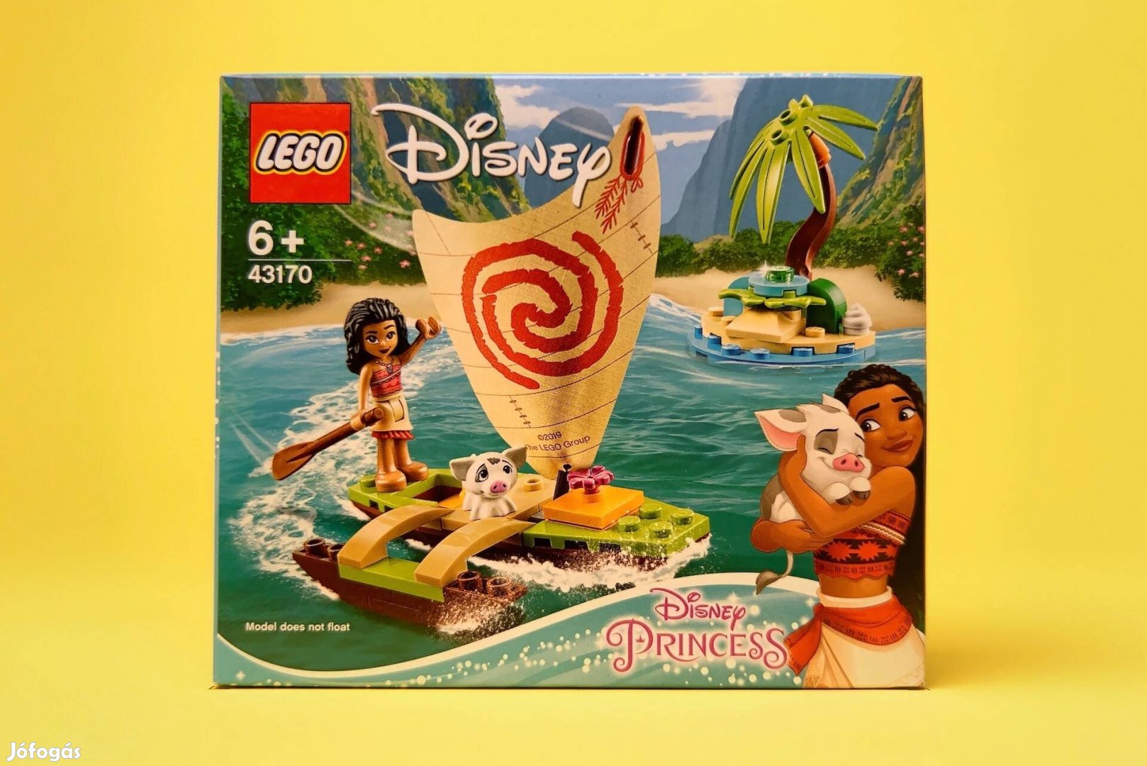 LEGO Disney 43170 Moana's Ocean Adventure, Új, Bontatlan