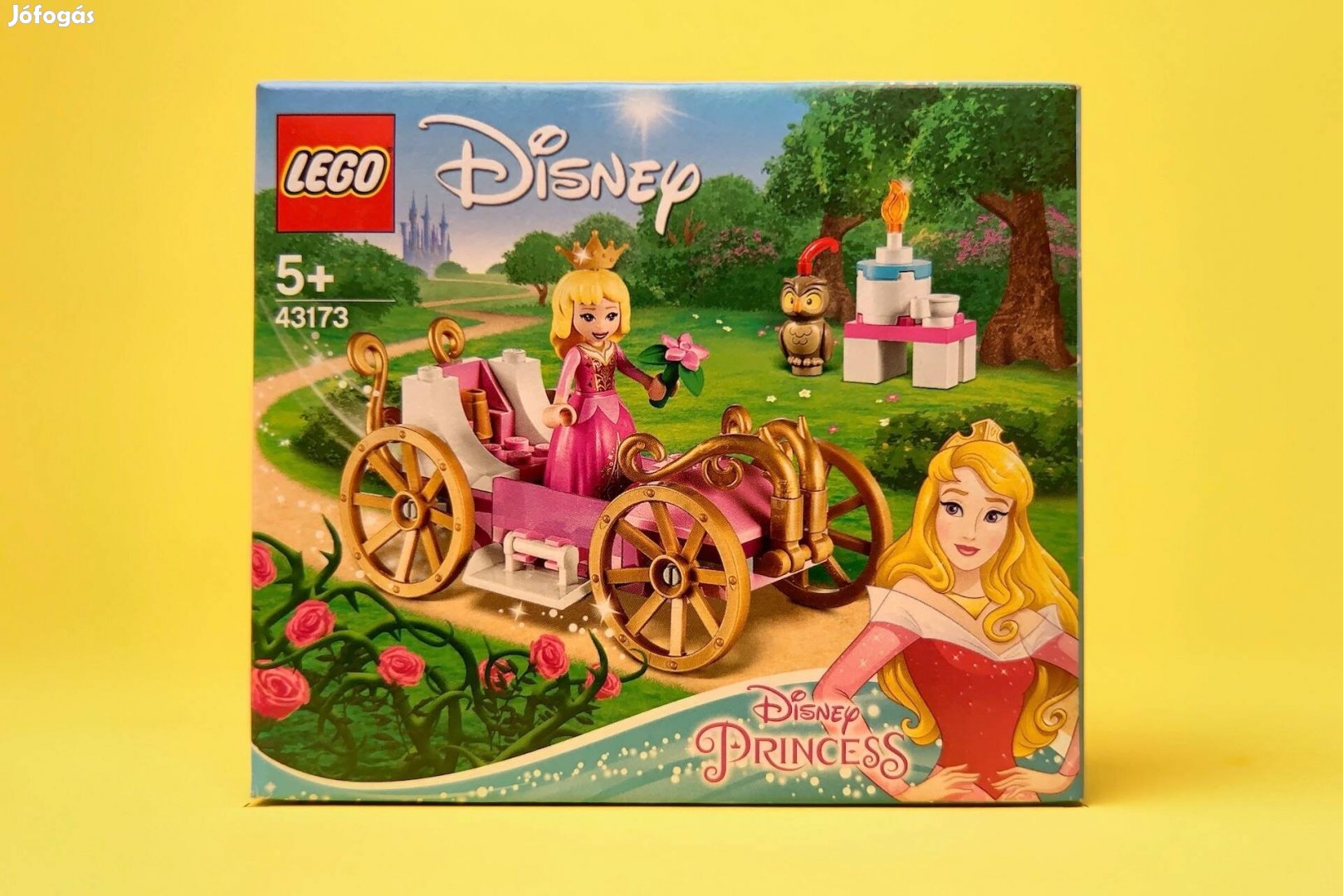 LEGO Disney 43173 Aurora's Royal Carriage, Új, Bontatlan