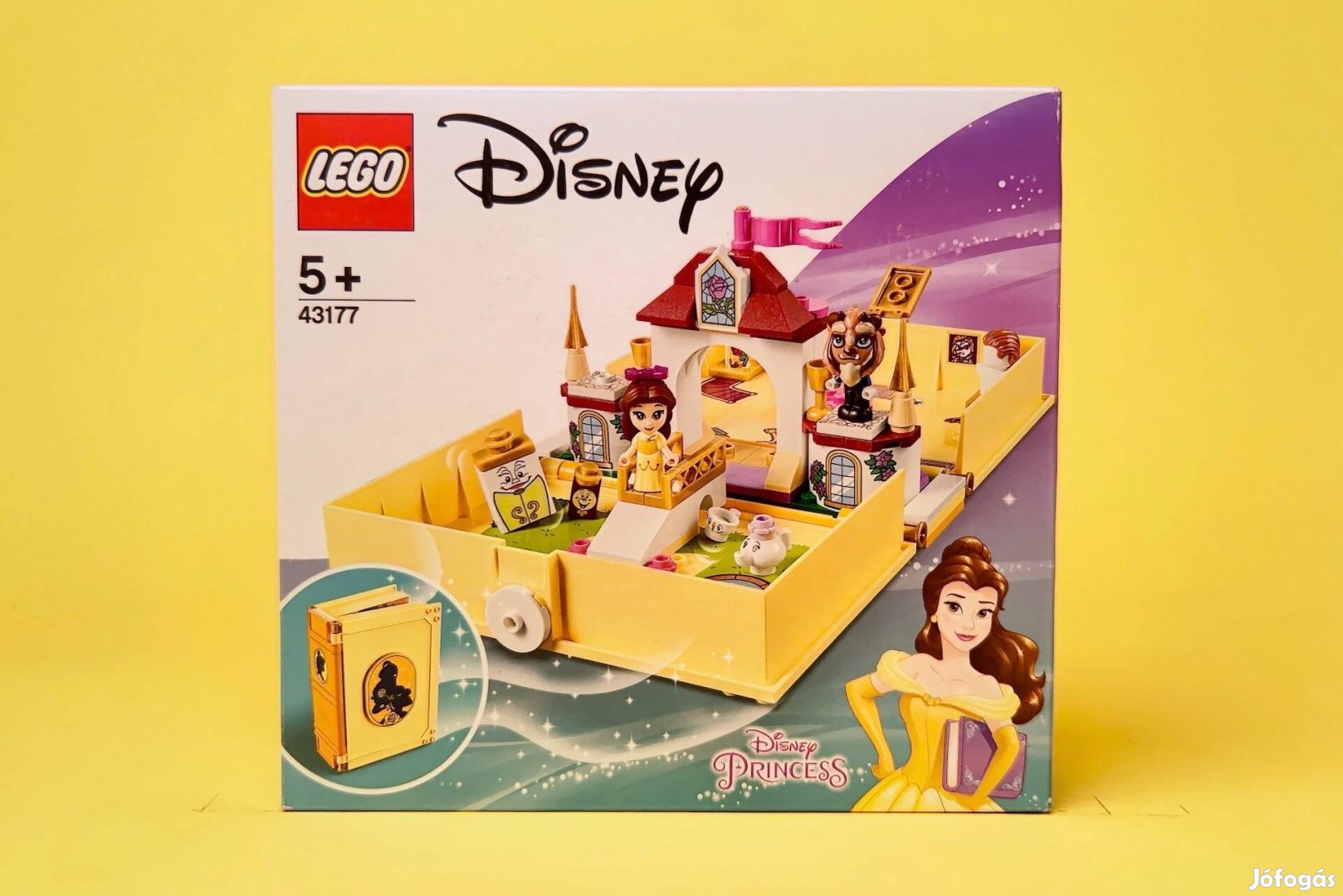 LEGO Disney 43177 Belle's Storybook Adventures, Új, Bontatlan