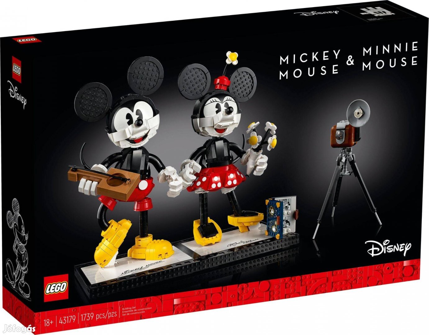 LEGO Disney 43179 Mickey Mouse and Minnie Mouse új, bontatlan