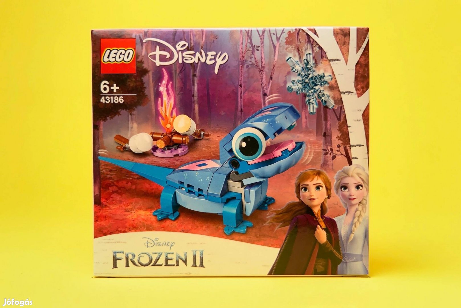 LEGO Disney 43186 Bruni the Salamander Buildable Char., Új, Bontatlan