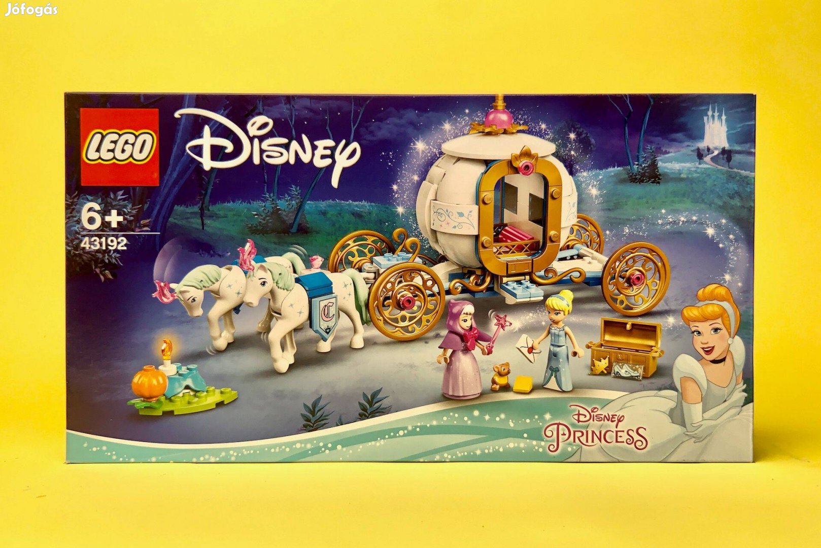 LEGO Disney 43192 Cinderella's Royal Carriage, Új, Bontatlan