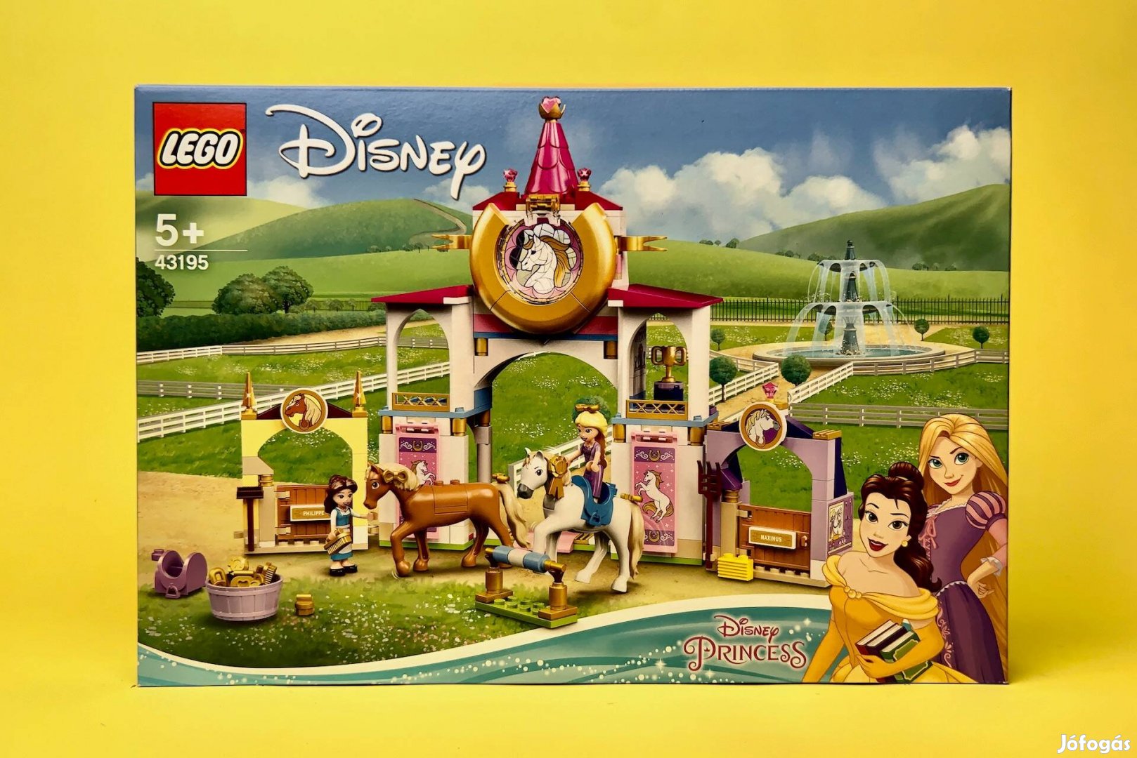 LEGO Disney 43195 Belle and Rapunzel's Royal Stables, Új, Bontatlan