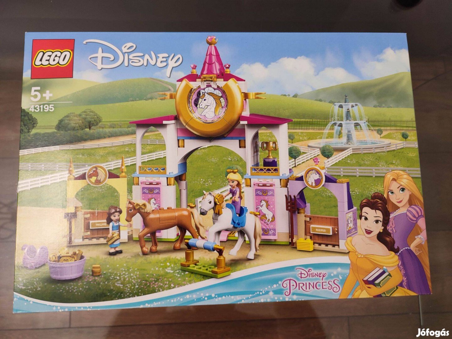 LEGO Disney 43195 Belle és Aranyhaj királyi istállói - új! bontatlan!