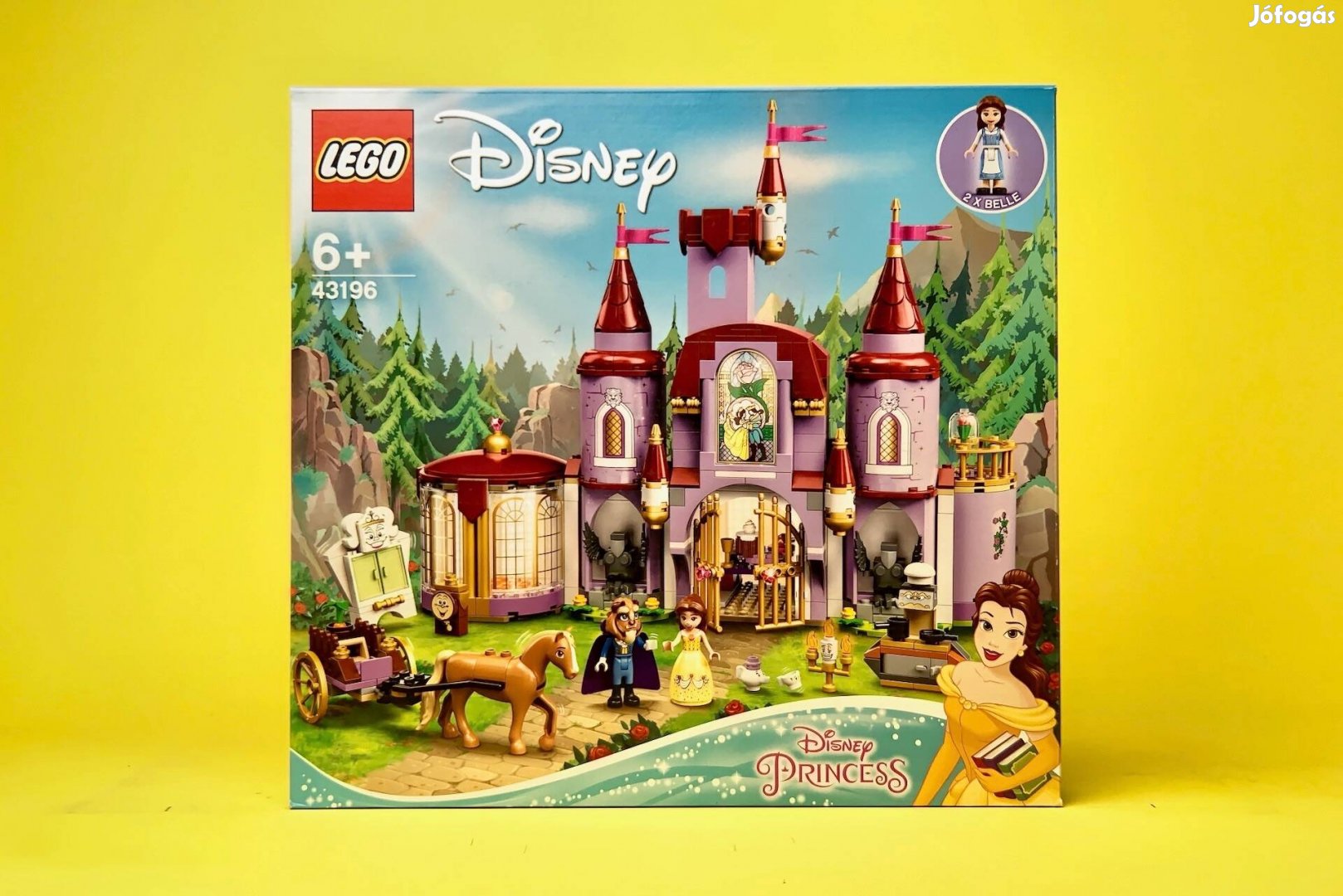LEGO Disney 43196 Belle and the Beast's Castle, Új, Bontatlan