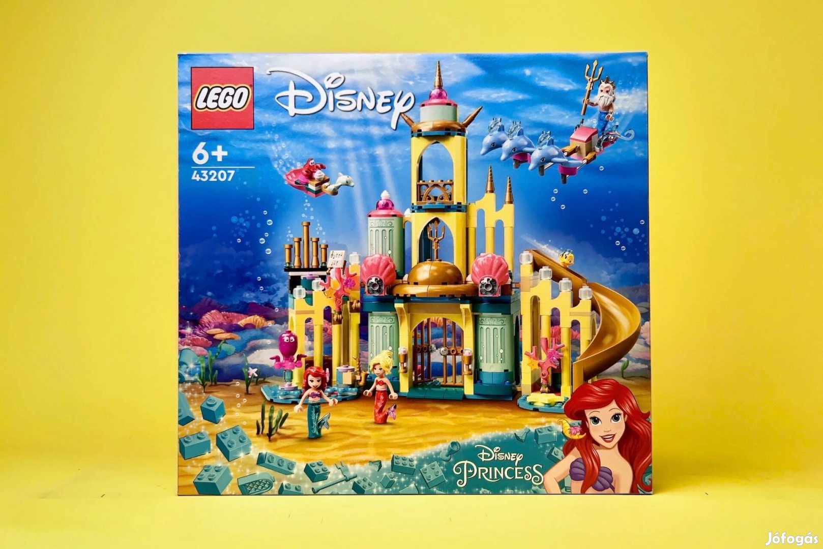 LEGO Disney 43207 Ariel's Underwater Palace, Új, Bontatlan