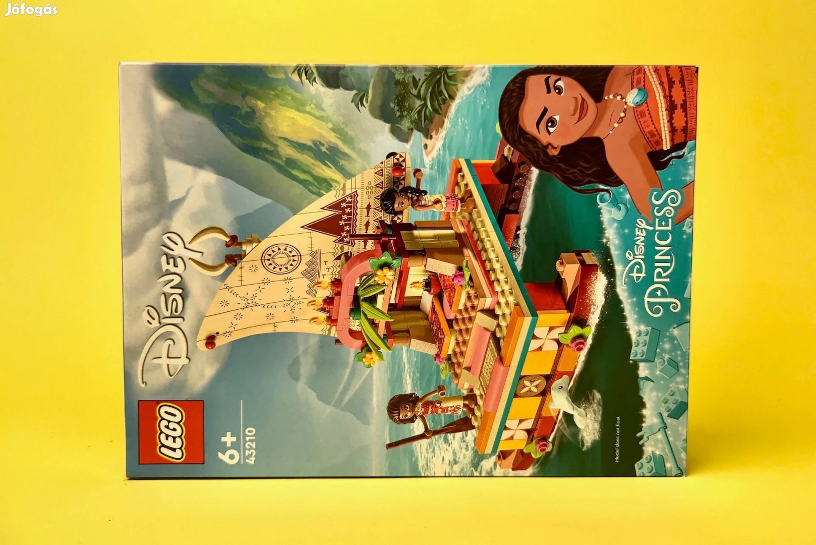 LEGO Disney 43210 Moana's Wayfinding Boat, Új, Bontatlan