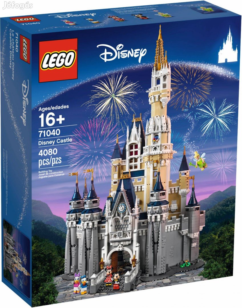 LEGO Disney 71040 Disney Castle bontatlan, új