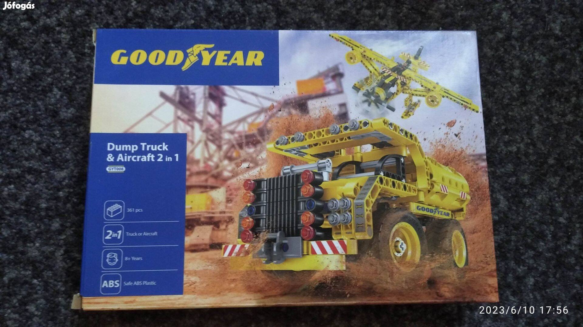 LEGO Dömper és Repülőgép LEGO Dump Truck&Aircraft 2in1 Good Year Gyt00