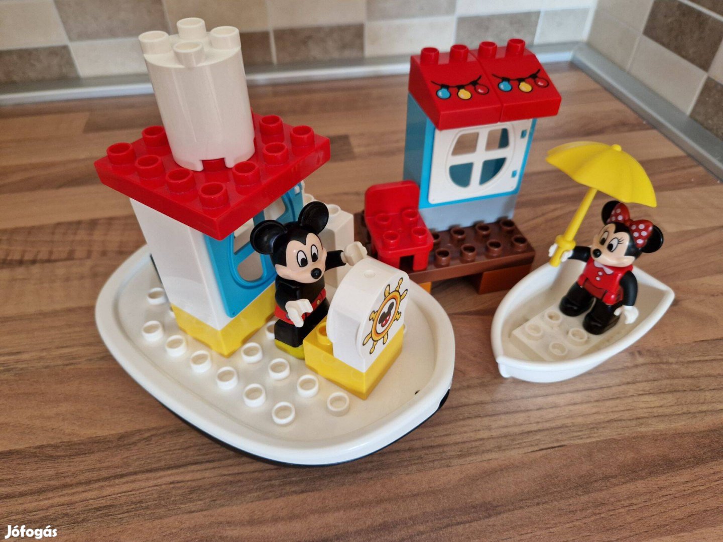 LEGO Duplo 10881 Disney Mickey egér csónakja (hiányzik: 2 elem, doboz)