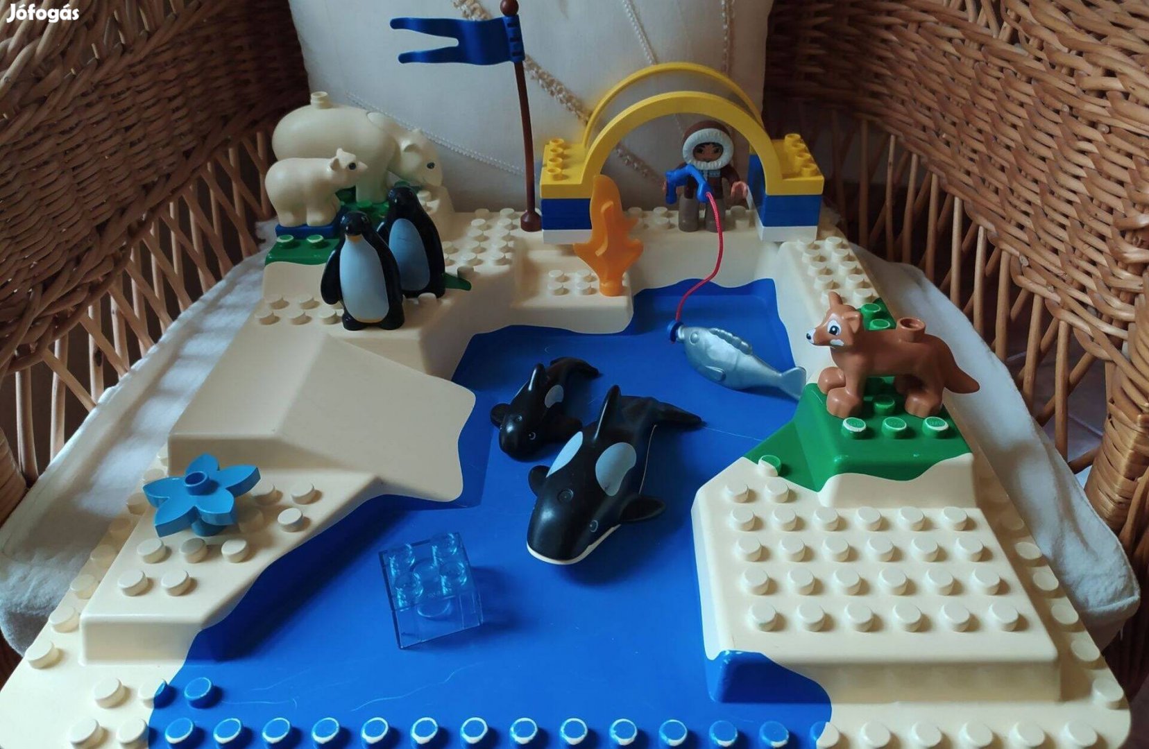 LEGO Duplo Sarkvidék állatai 3D alaplappal