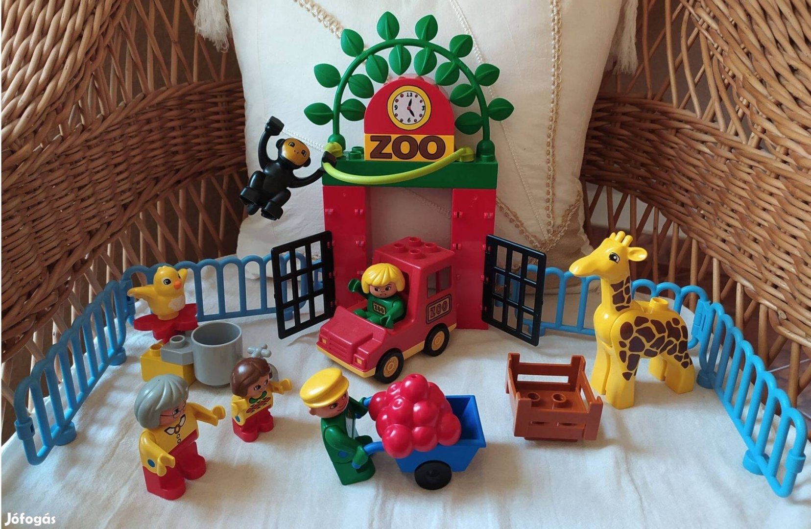 LEGO Duplo ZOO Állatkerti séta,zsiráf etetés