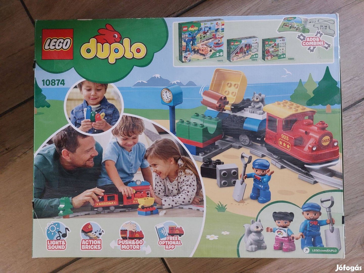 LEGO Duplo - Gőzmozdonyos vonat készlet (10874)