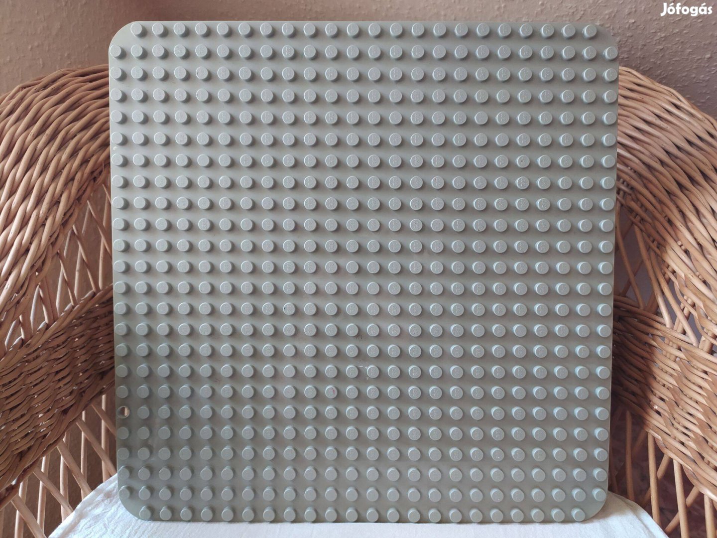 LEGO Duplo építőlap szürke 38x38cm
