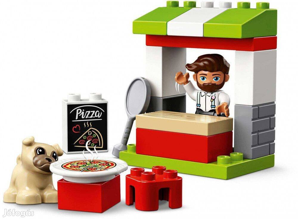 LEGO Duplo pizzéria étterem hibátlan, hiánytalan csodaszép 10927