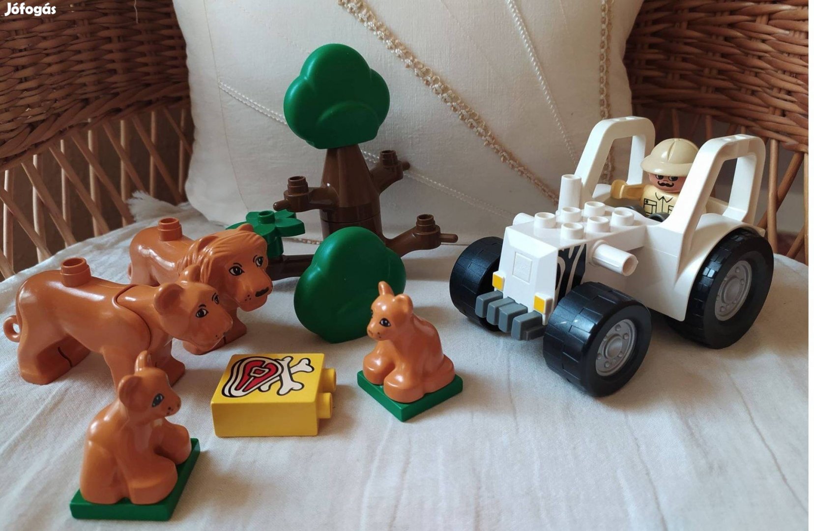 LEGO Duplo retro szafari oroszláncsaláddal