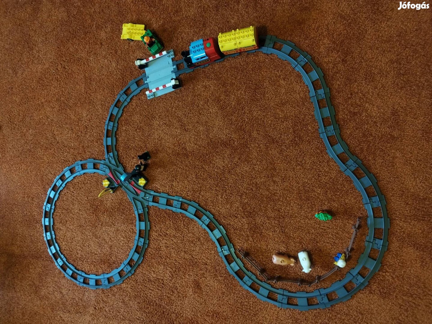 LEGO Duplo vonat pálya kiegészítőkkel