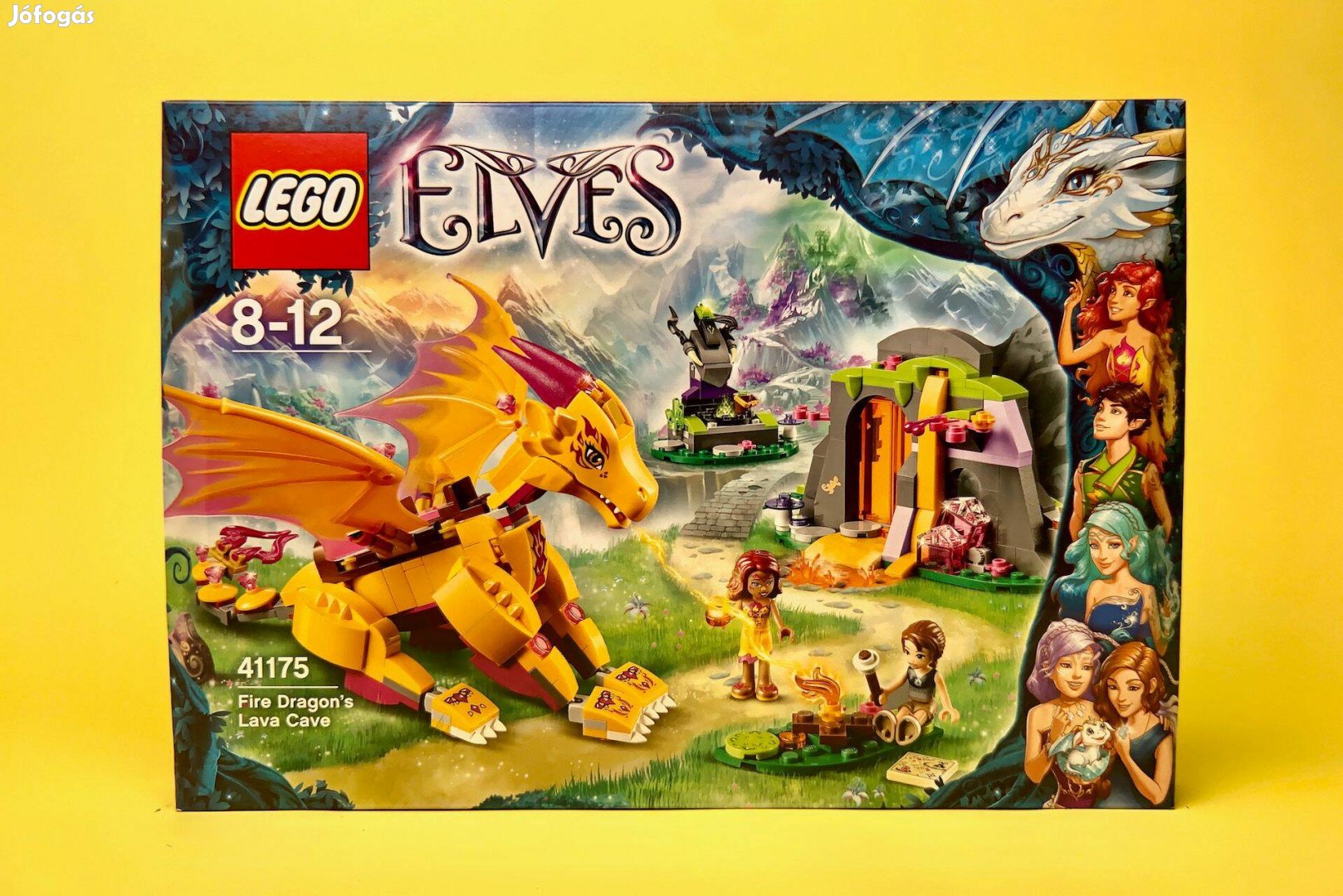 LEGO Elves 41175 Fire Dragon's Lava Cave, Új, Bontatlan