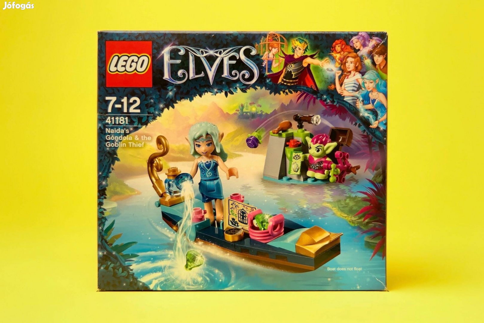 LEGO Elves 41181 Naida's Gondola & the Goblin Thief, Új, Bontatlan