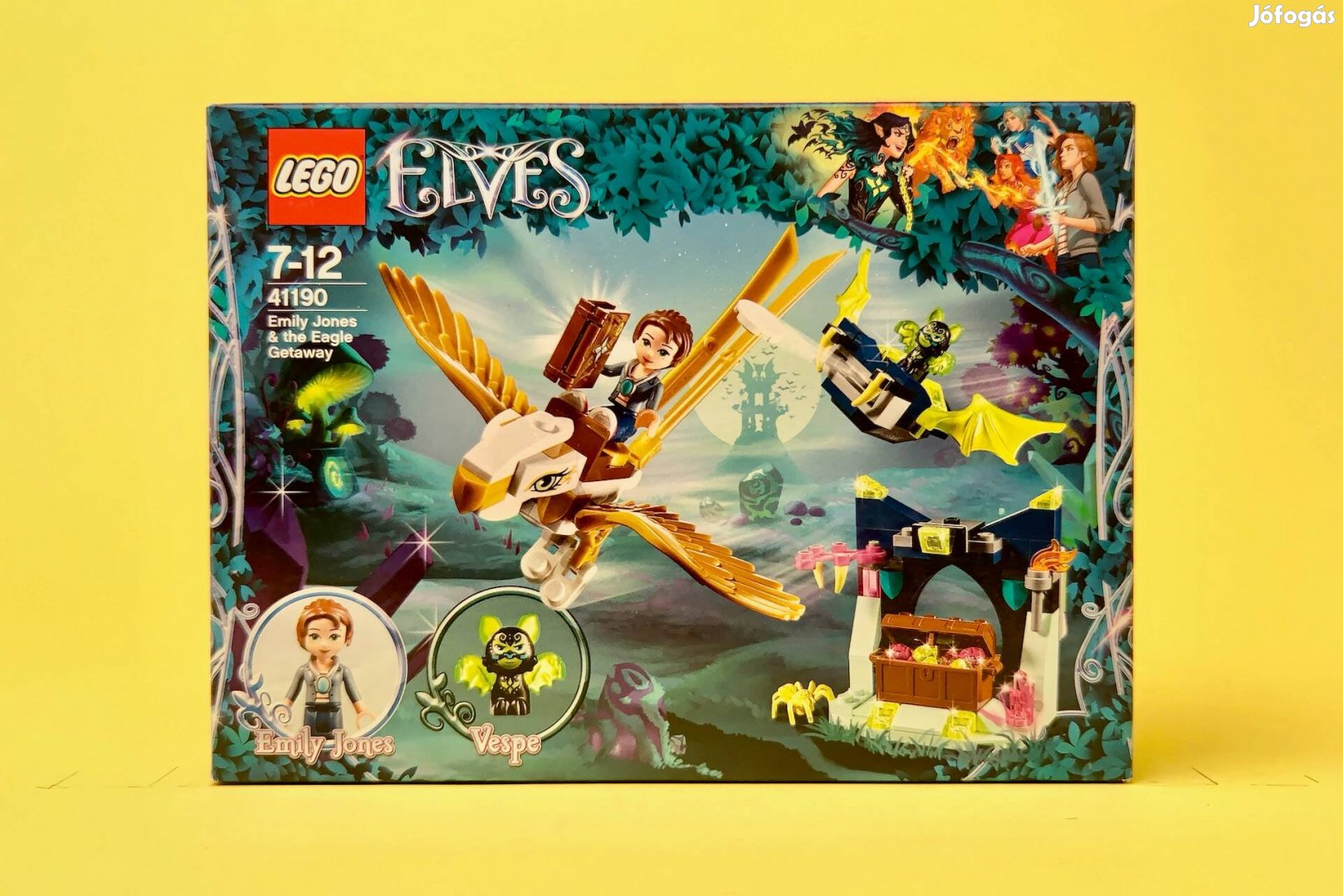 LEGO Elves 41190 Emily Jones & The Eagle Getaway, Új, Bontatlan