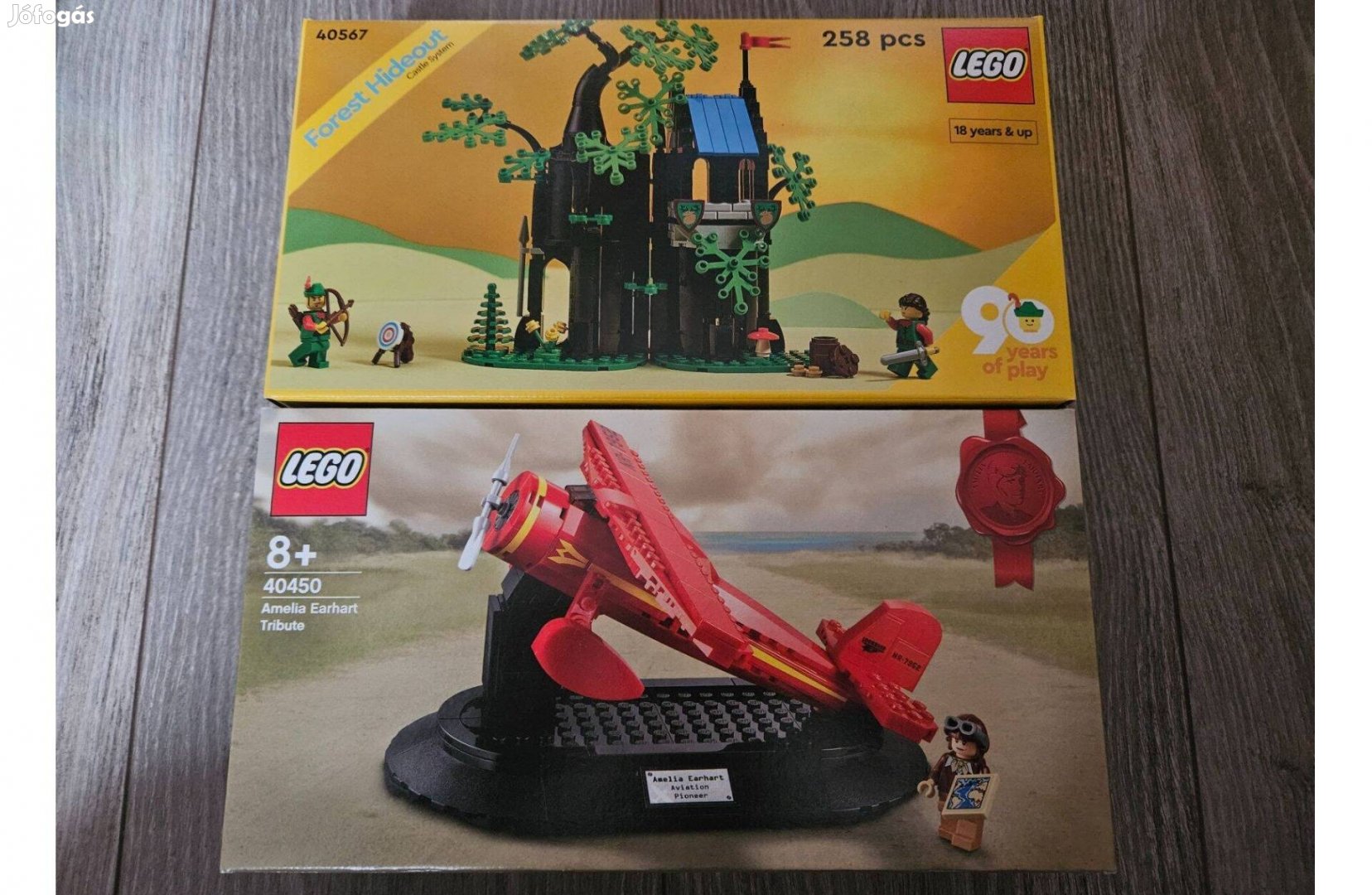LEGO Erdei búvóhely 40567 Tisztelgés Amelia Earhart elött 40450 új