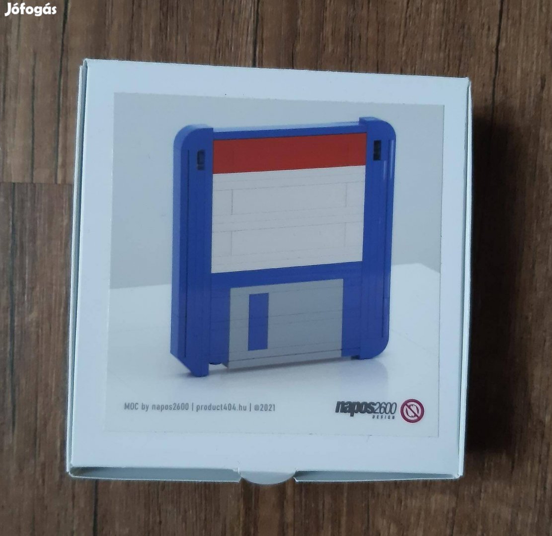 LEGO Floppy lemezMentés ikon MOC új